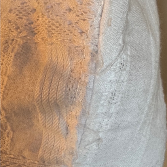 Altar'd State Cream Ruffle Trim Top - Picture 3 of 3